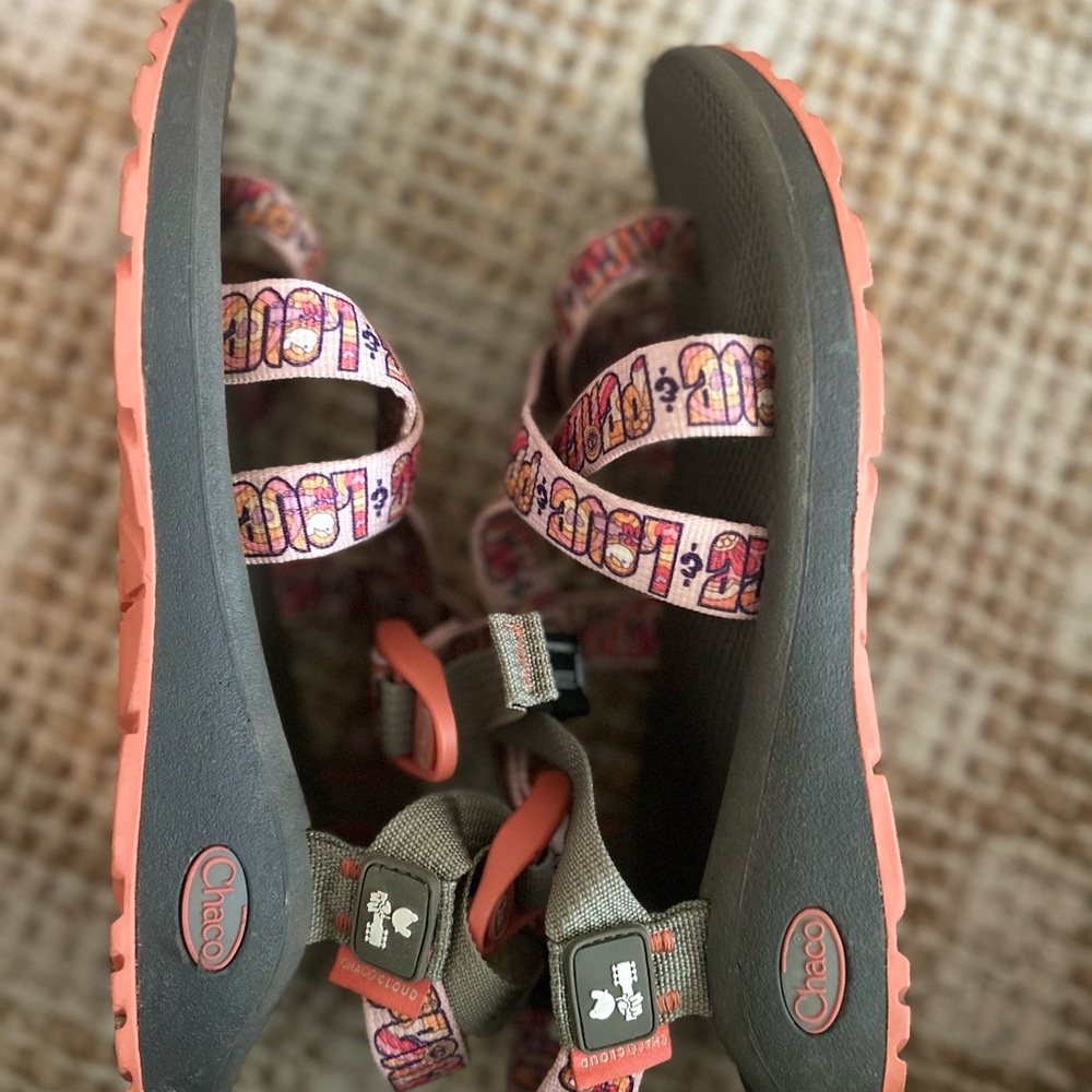 Chaco Sandals - Pink and Gray